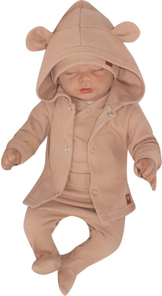 Rievots kokvilnas komplekts jaundzimušajiem